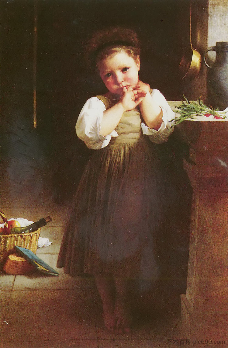 小闷闷不乐 Little sulky (1871),威廉·阿道夫·布格罗