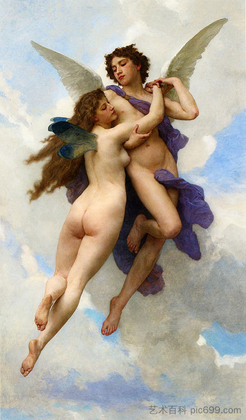 爱与心灵 Love and Psyche (1899),威廉·阿道夫·布格罗