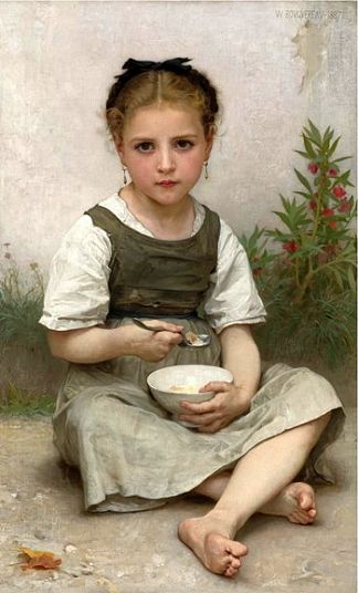 早晨早餐 Morning Breakfast (1887)，威廉·阿道夫·布格罗