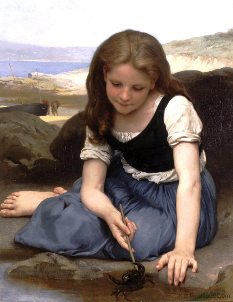 螃蟹 The Crab (1869),威廉·阿道夫·布格罗