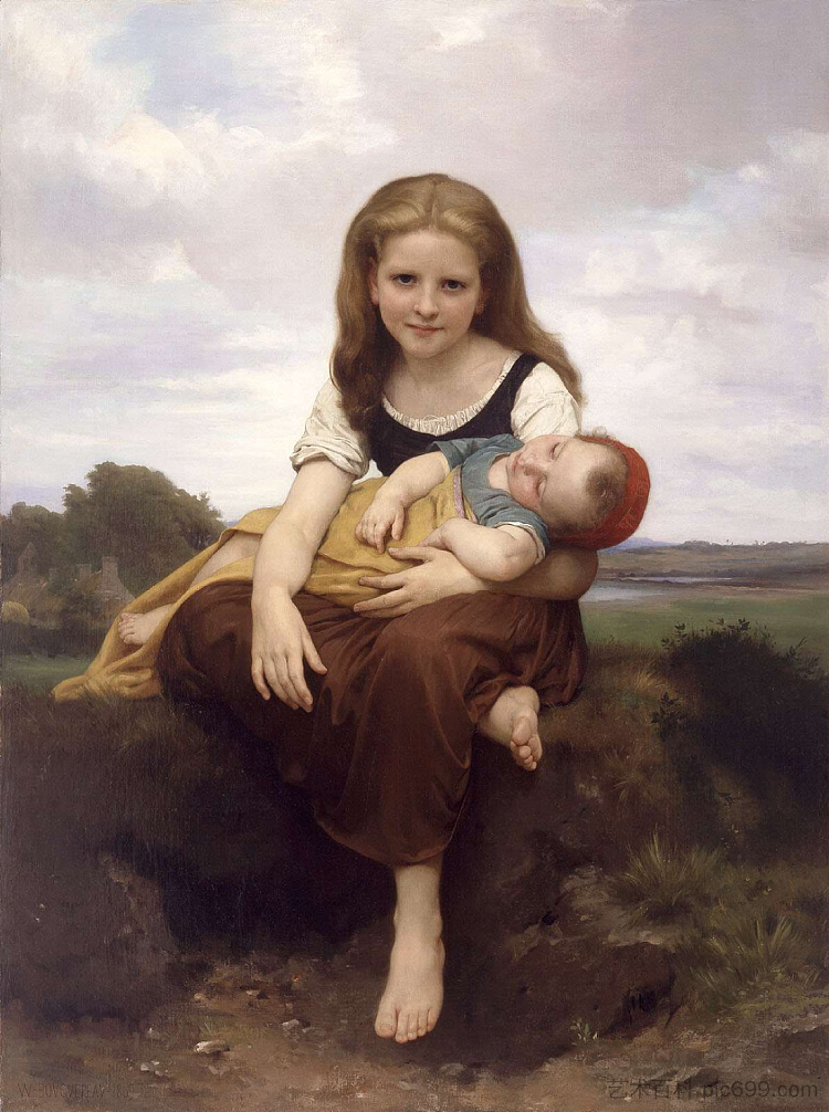 姐姐 The Elder Sister (1869),威廉·阿道夫·布格罗