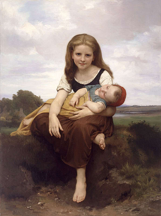 姐姐 The Elder Sister (1869)，威廉·阿道夫·布格罗