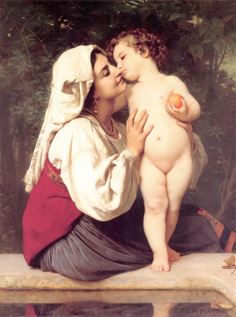 吻 The Kiss (1863),威廉·阿道夫·布格罗
