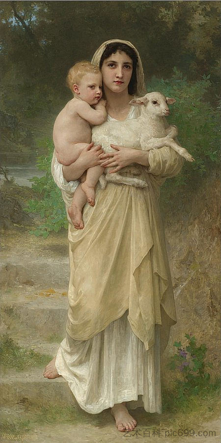 羔羊 The Lambs (1897),威廉·阿道夫·布格罗
