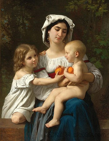 橙子 The Oranges (1865)，威廉·阿道夫·布格罗