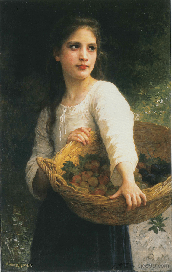 李子 The Plums (1900)，威廉·阿道夫·布格罗