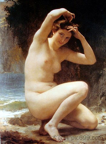 维纳斯的厕所 The Toilet of Venus (1873)，威廉·阿道夫·布格罗