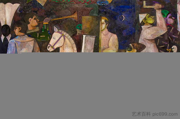 画家与轮子 Painter and the Wheel,威廉·巴尔萨泽·罗斯