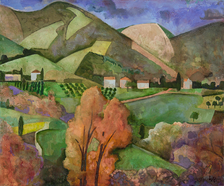 伊特鲁里亚山,翁布里亚 Etruscan Hills, Umbria,威廉·巴尔萨泽·罗斯