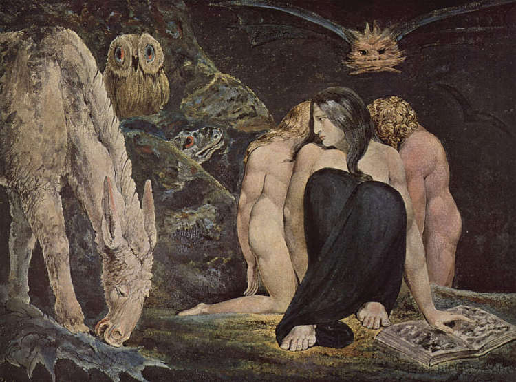 艾尼塔蒙的欢乐之夜 The Night of Enitharmon's Joy (1795),威廉·布莱克