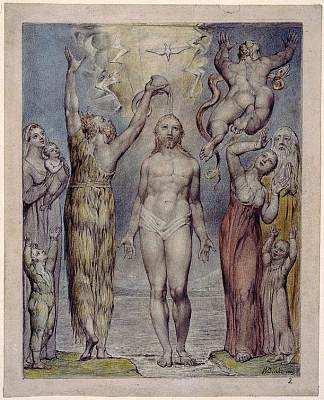弥尔顿的《Comus》插图 Illustration to Milton`s Comus (1816 – 1820)，威廉·布莱克