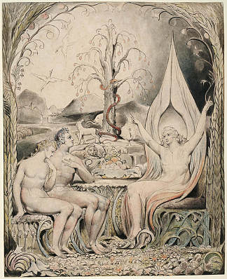 弥尔顿的失乐园插图 Illustration to Milton`s Paradise Lost (1807)，威廉·布莱克