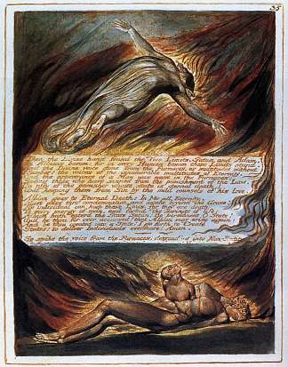 基督的后裔 The Descent Of Christ (1804 – 1820)，威廉·布莱克