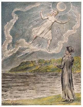 流浪的月亮 The Wandering Moon (1816 – 1820)，威廉·布莱克