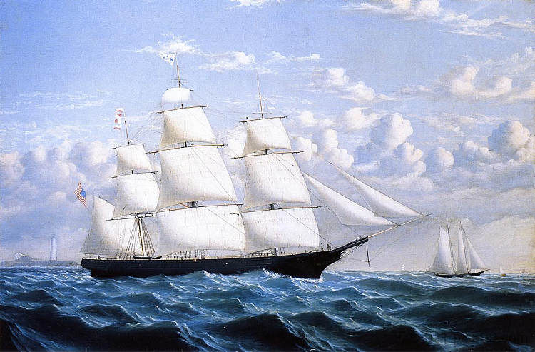 波士顿的快船“北极光” Clipper Ship 'Northern Light' of Boston (1854)，列夫拉格里奥