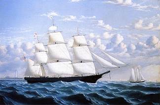 波士顿的快船“北极光” Clipper Ship ‘Northern Light’ of Boston (1854)，列夫拉格里奥