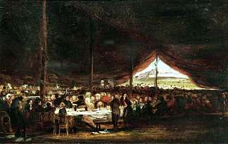 改革俱乐部宴会，爱丁堡 The Reform Club Banquet, Edinburgh (1832)，威廉·柯林斯