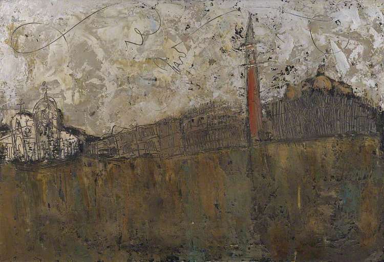 威尼斯运河（朱代卡的威尼斯） Canal, Venice (Venice from the Giudecca) (1952)，威廉康登