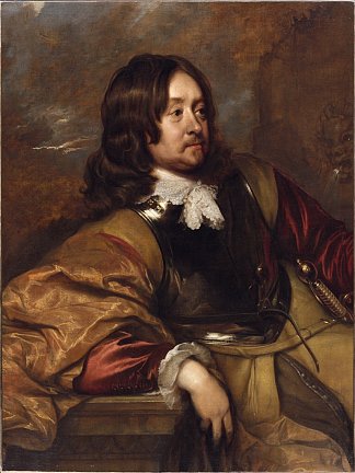 爱德华·海德的肖像 Portrait of Edward Hyde (c.1643)，威廉·多布森