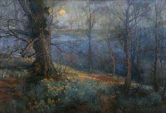 窃窃私语的前夜 Whispering Eve (1897)，威廉·吉尔伯特·福斯特