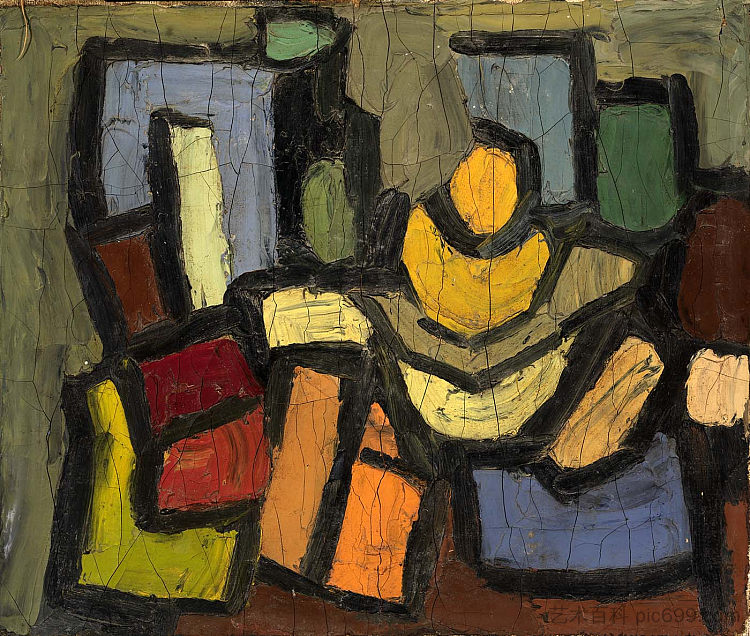 静物画 Still Life (1938)，威廉·H·约翰逊