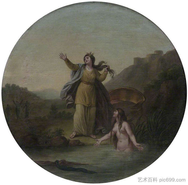 谷神星和阿雷图萨 Ceres and Arethusa (1771)，威廉·汉密尔顿