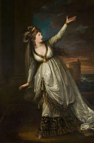 Sarah Siddons 夫人 （1755–1831），饰演 Euphrasia Mrs Sarah Siddons (1755–1831), as Euphrasia (1784)，威廉·汉密尔顿