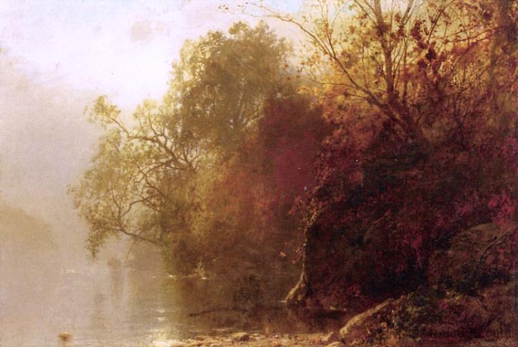 湖上的秋天 Autumn on the Lake (1873)，威廉·哈特