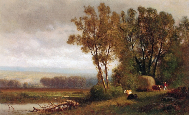 奥尔巴尼附近的场景 Scene near Albany (1873)，威廉·哈特