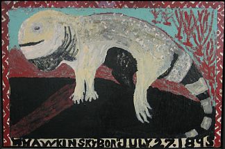 鬣蜥 Iguana (c.1978 – c.1981)，威廉·霍金斯