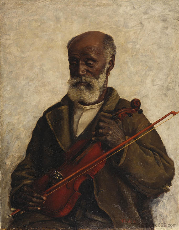 老奴 Old Slave (c.1889)，威廉·亨利·哈德尔