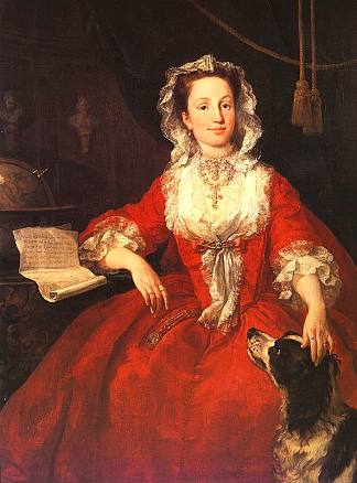 玛丽·爱德华兹小姐 Miss Mary Edwards (1742)，威廉·荷加斯