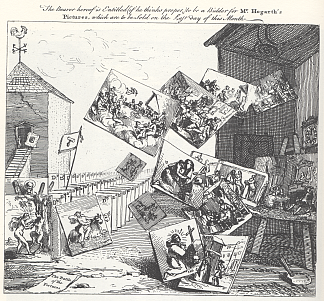 图片之战 The Battle of the Pictures (1743)，威廉·荷加斯