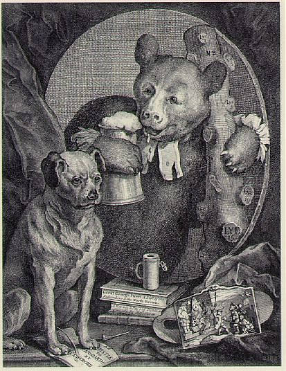 曾经是牧师的查尔斯·丘吉尔,具有俄罗斯大力士的性格 The Bruiser Charles Churchill, once the Reverend, in the Character of a Russian Hercules (1763),威廉·荷加斯