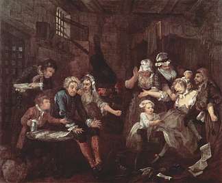 监狱 The prison (1732 – 1735)，威廉·荷加斯