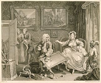 的进步，图版 2 A Harlot’s Progress, plate 2 (1732)，威廉·荷加斯