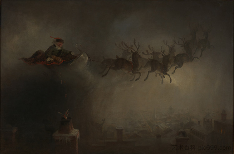 圣诞老人 Santa Claus (1862)，威廉·霍尔布鲁克·比尔德