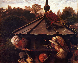 圣辛内节或鸽舍 The Festival of St. Swithin or The Dovecote (1866 – 1875)，威廉·霍尔曼·亨特