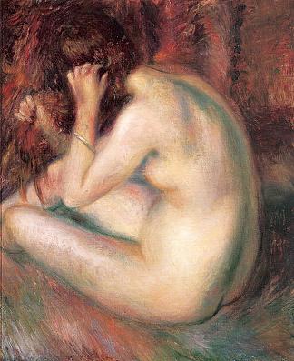 裸体背面 Back of nude (c.1933; United States                     )，威廉·詹姆斯·格莱肯斯