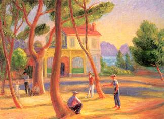 保龄球手，拉西奥塔特 Bowlers, La Ciotat (1930; United States                     )，威廉·詹姆斯·格莱肯斯