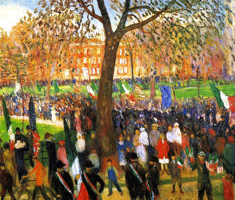 游行 Parade (1912)，威廉·詹姆斯·格莱肯斯