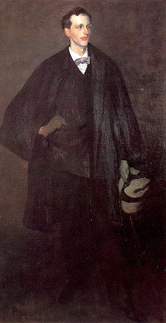 查尔斯·菲茨杰拉德的肖像 Portrait Of Charles Fitzgerald (1903; United States                     )，威廉·詹姆斯·格莱肯斯
