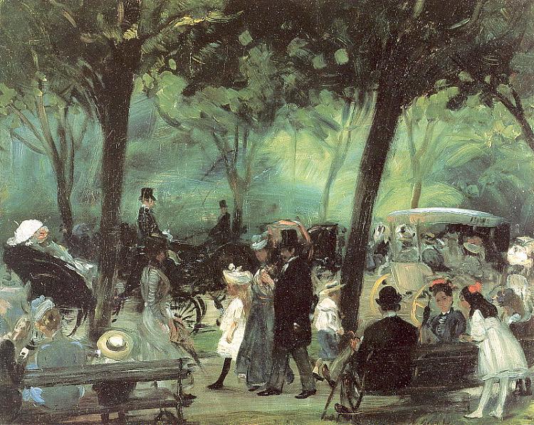 中央公园大道 The Drive, Central Park (1905; United States  )，威廉·詹姆斯·格莱肯斯