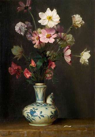 波斯瓶中的花 Flowers in a Persian Bottle (1935)，威廉·罗古斯戴勒