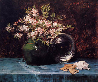 杜鹃花 Azaleas (c.1882)，威廉·梅里特·切斯