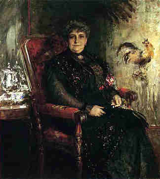 E.H.本塞尔夫人的肖像 Portrait of Mme. E.H. Bensel (1912)，威廉·梅里特·切斯