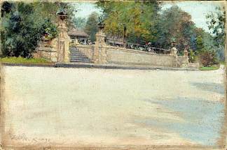 展望公园， 布鲁克林 Prospect Park, Brooklyn (c.1889)，威廉·梅里特·切斯