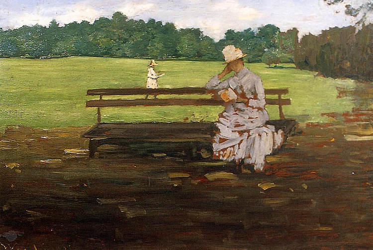 展望公园， 布鲁克林 Prospect Park, Brooklyn (1886)，威廉·梅里特·切斯