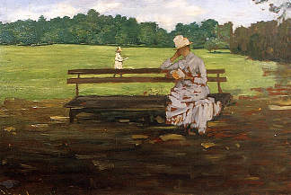展望公园， 布鲁克林 Prospect Park, Brooklyn (1886)，威廉·梅里特·切斯