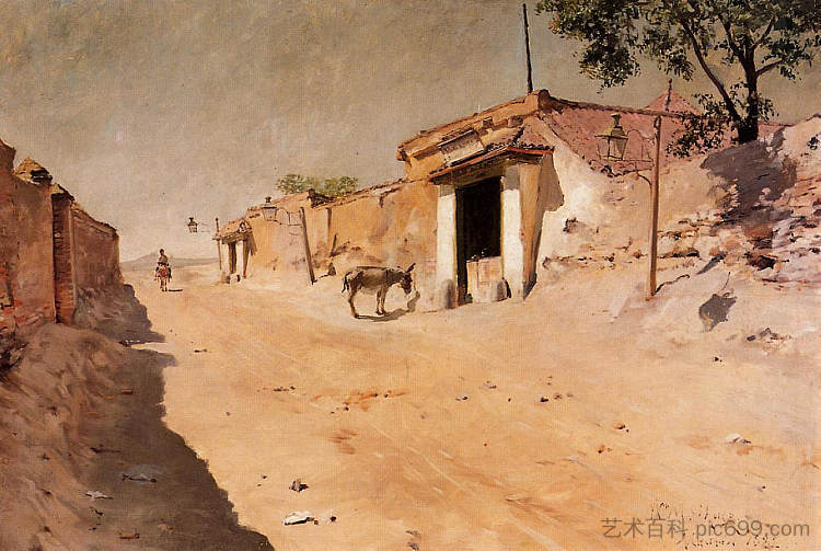 西班牙村 Spanish Village (1882)，威廉·梅里特·切斯